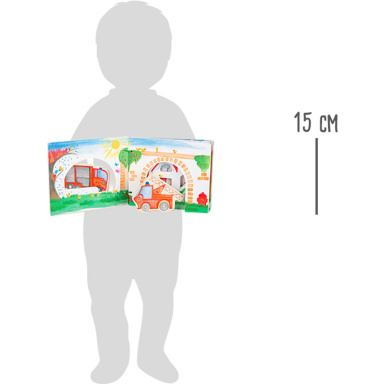 small foot Dřevěná knížka hasiči