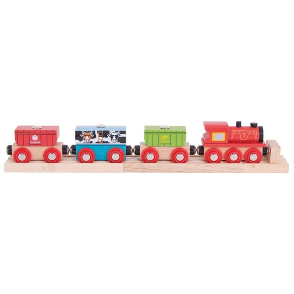 Bigjigs Rail Vlak s potravinami