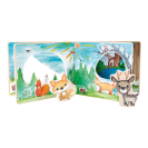small foot Dřevěná obrázková knížka interaktivní hra