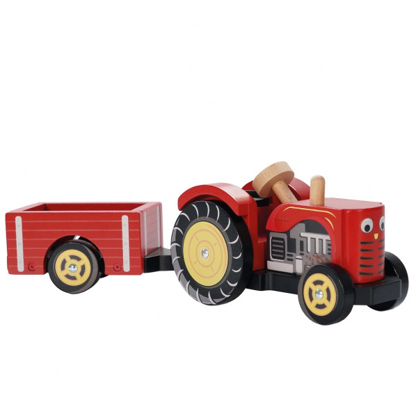 Le Toy Van Traktor červený Le Toy Van Traktor červený