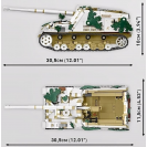COBI 2662 Německý stíhač tanků Panzerjäger Nashorn Sd.Kfz. 164 LIMITED EDITION