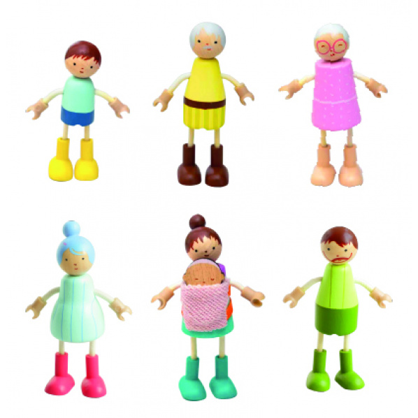 2Kids Toys Panenky do domečku Rodina 2Kids Toys Panenky do domečku Rodina