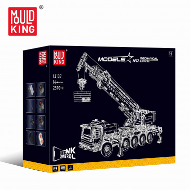 Mould King 13107 Mechanický jeřáb R/C