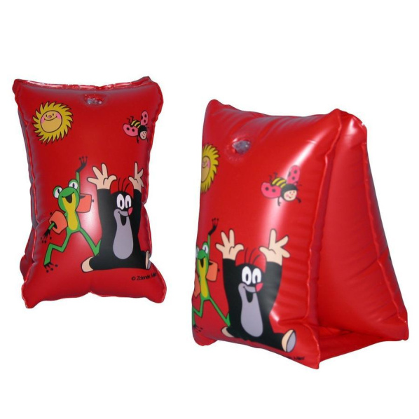Wiky Dětské rukávky Krtek 30 x 15 cm – červené