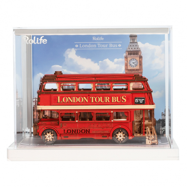 RoboTime Displej s Londýnským double-deckerem RoboTime Displej s Londýnským double-deckerem