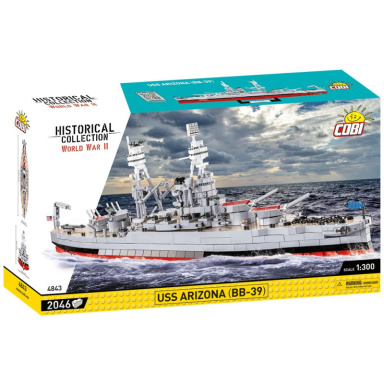 Cobi 4843 Americká bitevní loď USS Arizona BB-39