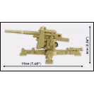 COBI 3143 Sd.Kfz. 8 – tažení 8,8 cm Flak 36