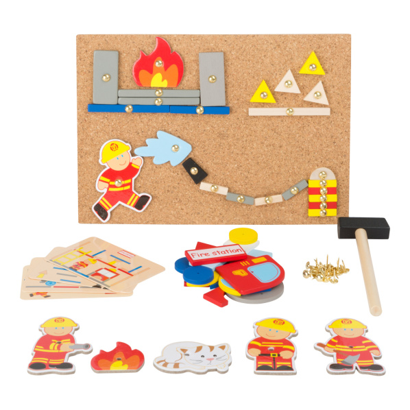 small foot Kreativní zatloukací hra Hasiči small foot Kreativní zatloukací hra Hasiči
