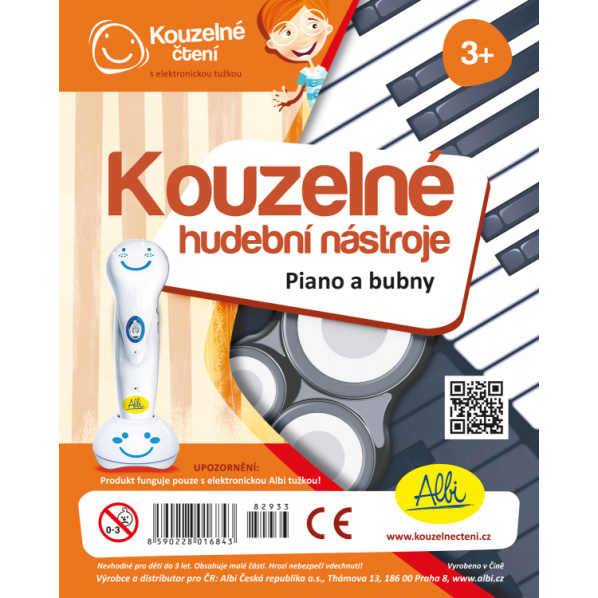 Albi Kouzelné čtení Kouzelné nástroje - Piano a bubny