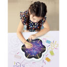 Quercetti 02850 Play Creativo - String Art Mandala