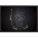 Mould King 24109 Bílé růže