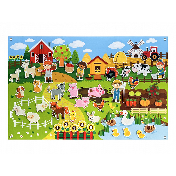 2Kids Toys Interaktivní hrací stěna Farma 2Kids Toys Interaktivní hrací stěna Farma