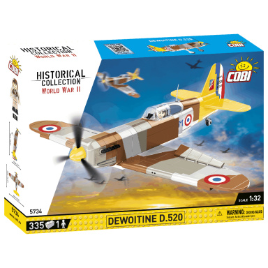 Cobi 5734 Francouzský stíhací letoun Dewoitine D.520, II WW