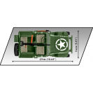 COBI 2804 Americký terénní automobil Jeep Willys s přívěsem EXECUTIVE EDITION