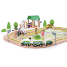 2Kids Toys Vláčkodráha Vesnice 110 dílů