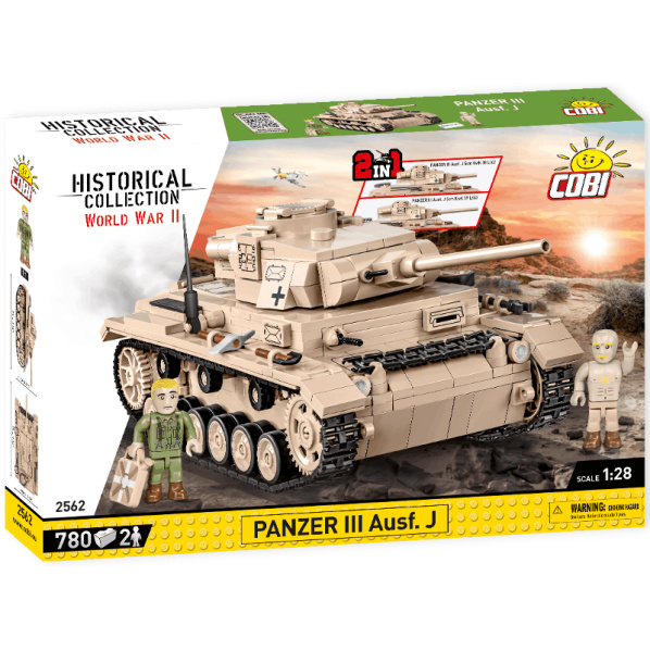 Cobi 2562 Německý tank Panzer III Ausf. J