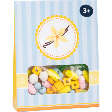 small foot Dřevěné korálky Candy 1ks žlutá