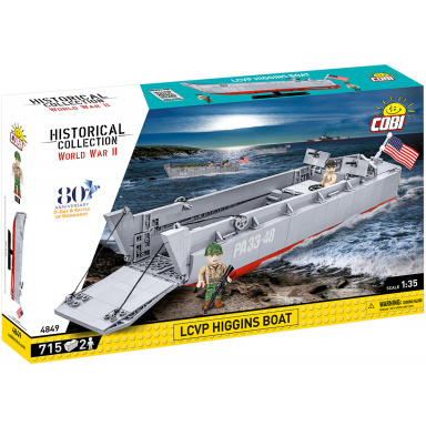 Cobi 4849 Americký výsadkový člun Higgins Boat