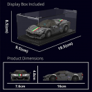 Mould King 27068 Model auta Ferrari Pista 488