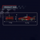 Mould King 27087 Model auta Ferrari F296 GT3