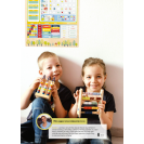 small foot Edukativní tabulka barevná zlomky