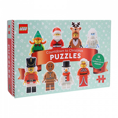 Chronicle Books Puzzle LEGO® Advetní kalendář 12 v 1