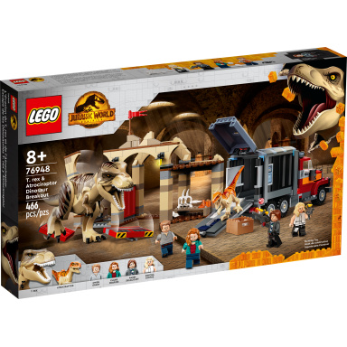 LEGO Jurassic World 76948 Útěk T rexe a atrociraptora