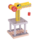 Bigjigs Rail Velký jeřáb žlutý