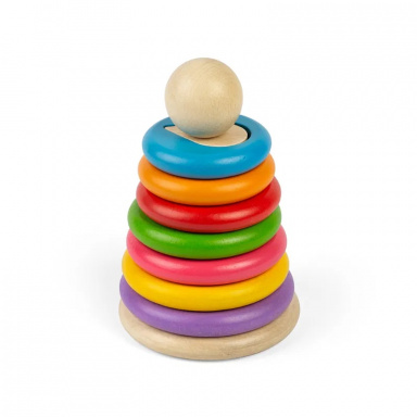 Bigjigs Toys Nasazování tvarů na tyč