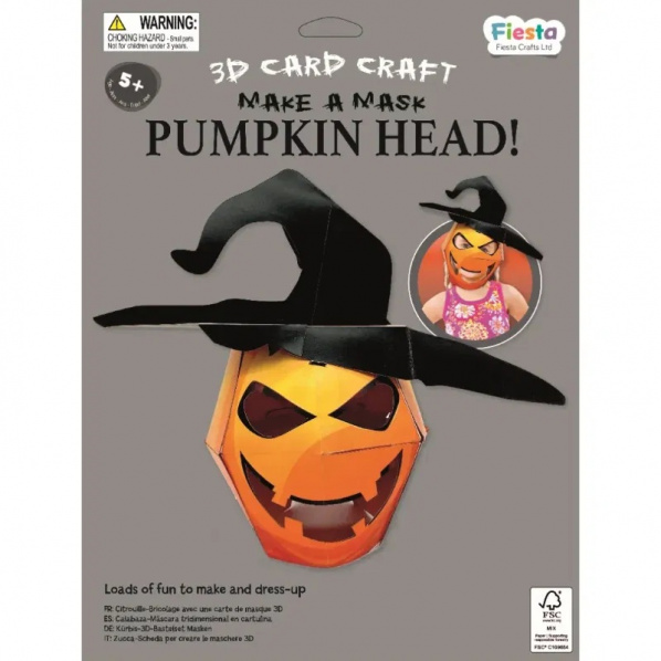 Fiesta Crafts Kreativní sada 3D maska Dýně Fiesta Crafts Kreativní sada 3D maska Dýně