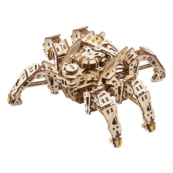Ugears 3D dřevěné mechanické puzzle Šestinohý průzkumník (hexapod) Ugears 3D dřevěné mechanické puzzle Šestinohý průzkumník (hexapod)