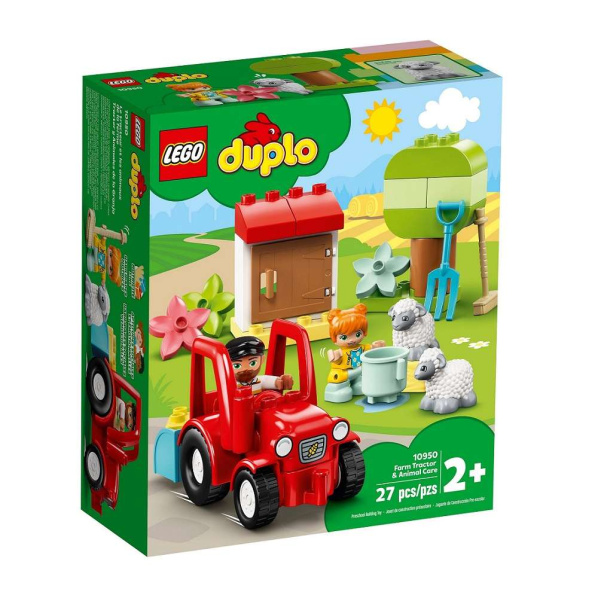 LEGO DUPLO Town 10950 Traktor a zvířátka z farmy