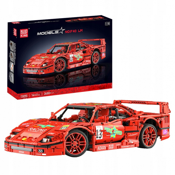 Mould King 13095 Závodní auto F40 LM