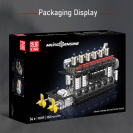 Mould King 10209 Šestiválcový motor letadlové lodě