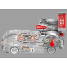 Bole Brick 23044 Závodní automobil Audi R8 LM-P