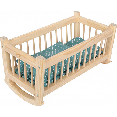 small foot Dřevěná kolébka pro panenky přírodní