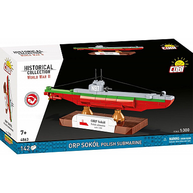 COBI 4863 ORP Sokół – polská ponorka