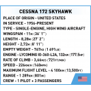 COBI 26622 Americký letoun Cessna 172 Skyhawk 