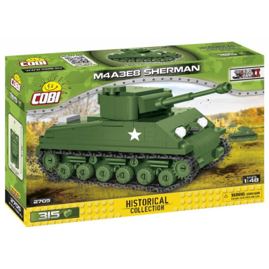 Cobi 2705 Americký tank Sherman M4A3E8