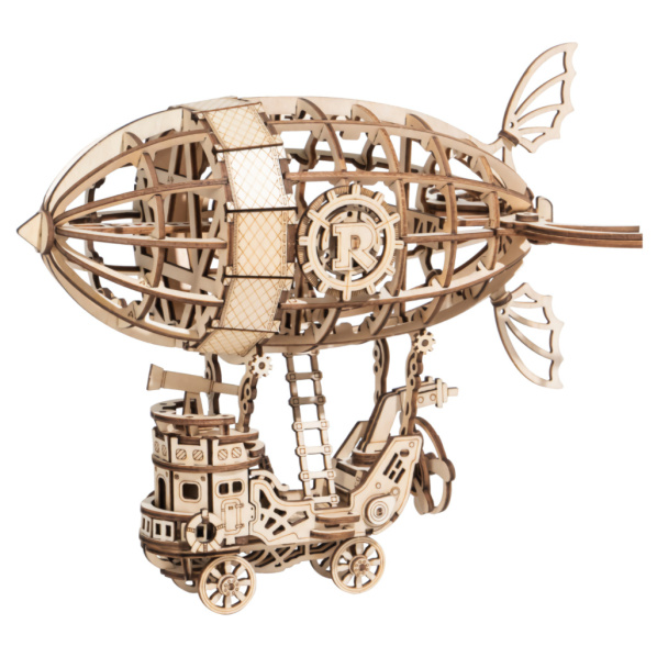 RoboTime dřevěné 3D puzzle Pohádková vzducholoď RoboTime dřevěné 3D puzzle Pohádková vzducholoď