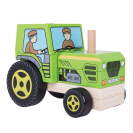 Bigjigs Baby – Nasazování: traktor