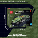 Mould King 20027 R/C Kolopásový transportér SD KFZ 251/1 + protitankové dělo PAK 40