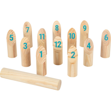small foot Vikingské kostky Kubb s čísly Active