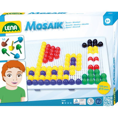 Lena Mozaika velká, klobouček, 15 mm, hladký