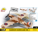 Cobi 5866 Britský stíhací letoun Hawker Hurricane Mk.I