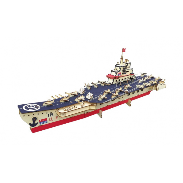 Woodcraft Dřevěné 3D puzzle Letadlová loď Woodcraft Dřevěné 3D puzzle Letadlová loď