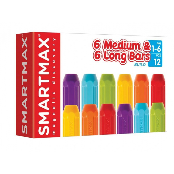 SmartMax – Krátké a dlouhé tyče - 12 ks SmartMax – Krátké a dlouhé tyče - 12 ks