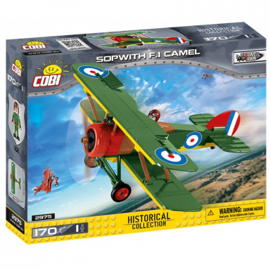 Cobi 2975 Britský stíhací letoun Sopwith F.1 Camel