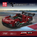 Mould King 27087 Model auta Ferrari F296 GT3
