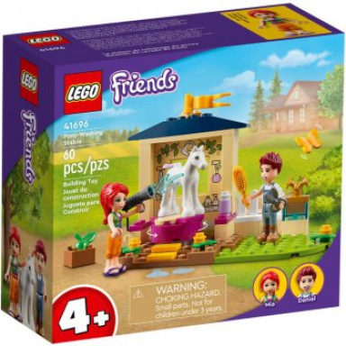 LEGO Friends 41696 Čištění poníka ve stáji